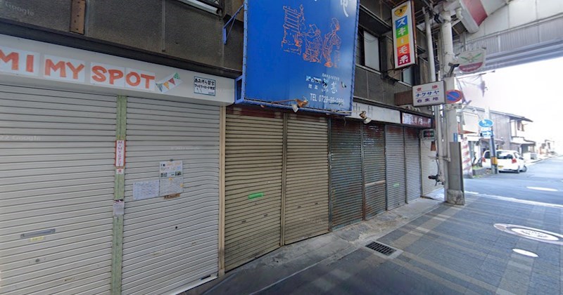 貸店舗・事務所　八尾市 本町４丁目　広さ約１０坪　ファミリーロード商店街内　路面店　八尾天満宮店舗 リビング