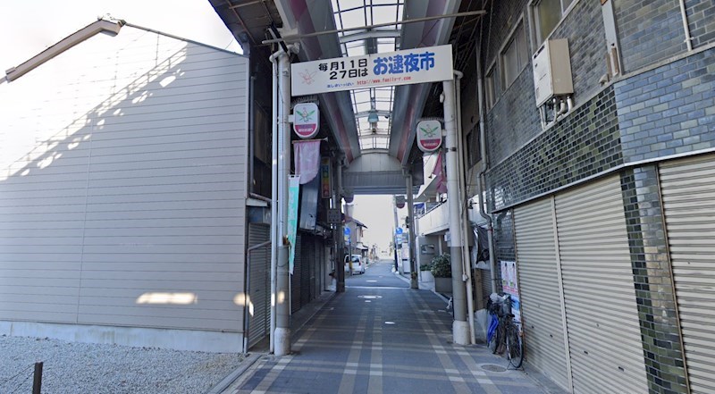 貸店舗・事務所　八尾市 本町４丁目　広さ約１０坪　ファミリーロード商店街内　路面店　八尾天満宮店舗 キッチン
