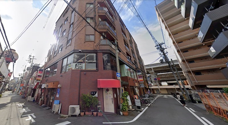貸店舗・事務所　東大阪市 足代新町　ロータリープロピオ　お好み焼き屋跡 玄関