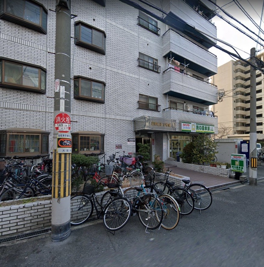 貸店舗・事務所　大阪市 生野区 巽中１丁目　日栄ビル３号館 ベランダ