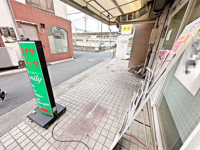 貸店舗・事務所　八尾市 山本町南１丁目　サンシャイン山本 ベランダ