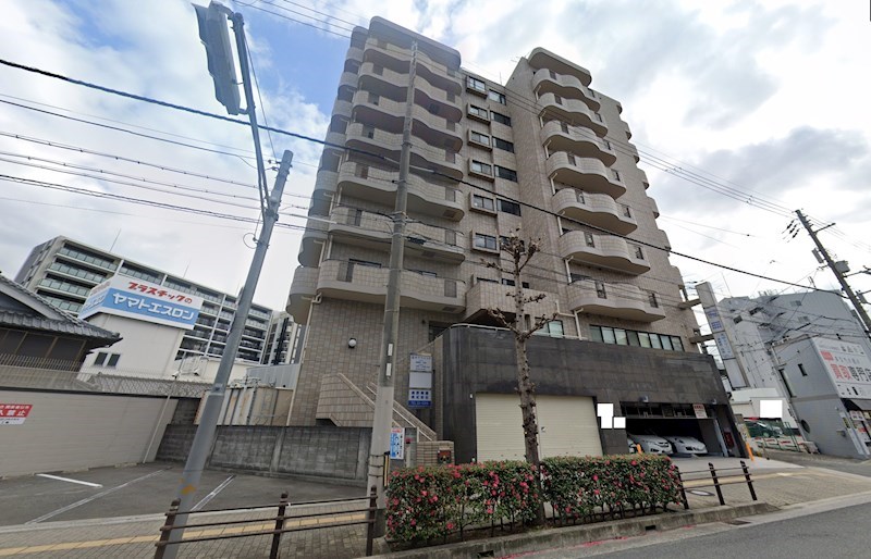 貸店舗・事務所　八尾市 本町１丁目　ドミノ・ピザ跡　路面店 ベランダ