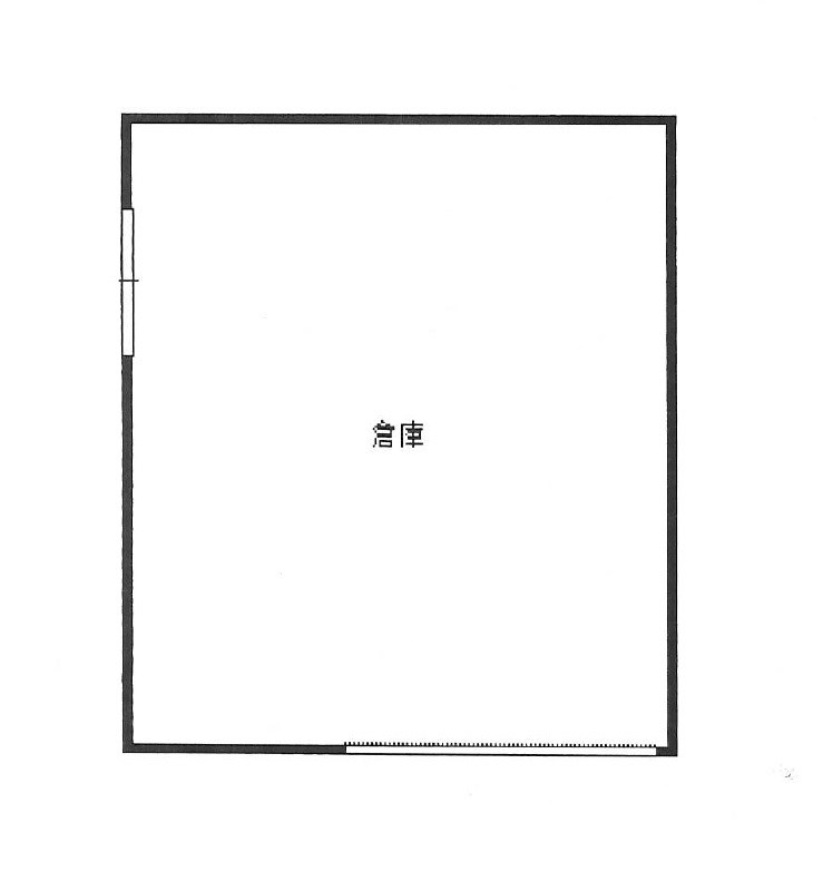 貸工場・倉庫　八尾市 竹渕東１丁目　広さ 約１２坪　※貸主側 業種制限有り 間取り