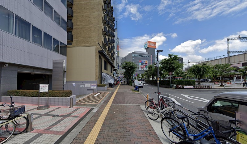 貸事務所　八尾市 光町１丁目　広さ約７１坪　八尾駅前嶋野ビル  ベランダ